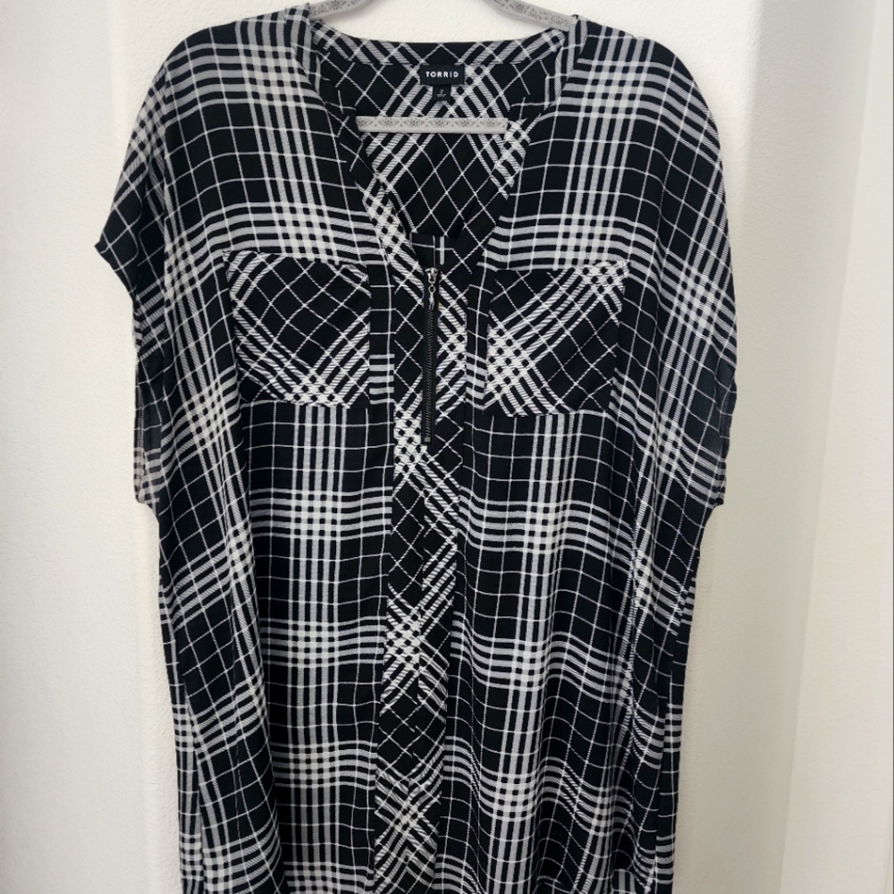 Torrid zipper georgette